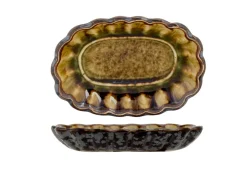 Coupelle ovale argent porcelaine Elements Mineral - PROOF