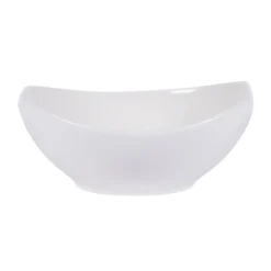 Coupelle ovale blanc porcelaine 13,4 cm Matcha - PRO.MUNDI Hot