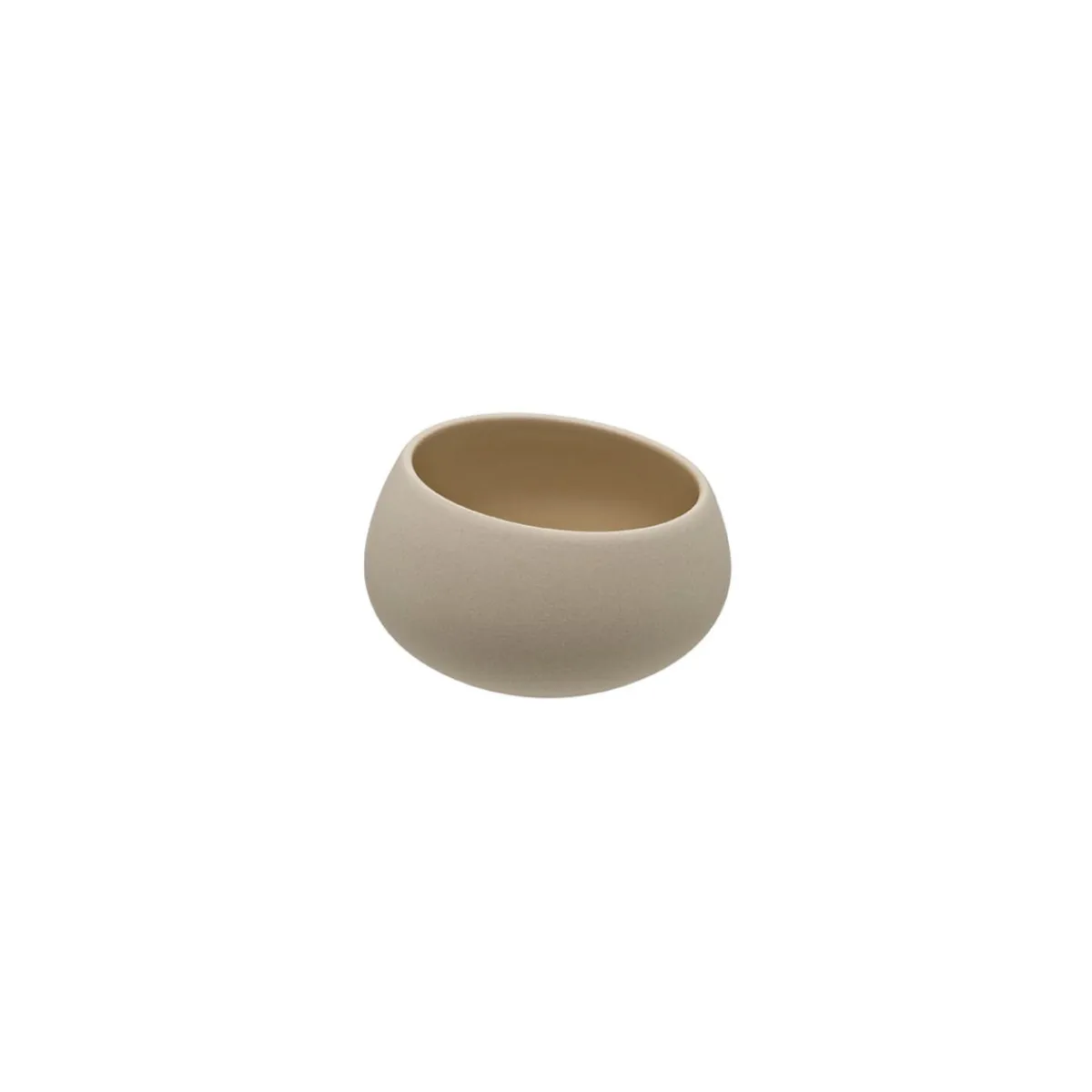 Coupelle rond beige grès émaillé Ø 7,3 cm Bahia - DEGRENNE New