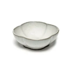 SERAX Coupelle rond blanc grès émaillé Ø 9 cm Inku Discount