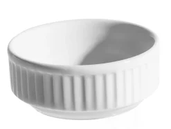 Coupelle rond blanc porcelaine culinaire Ø 7 cm Plisse - PILLIVUYT Best
