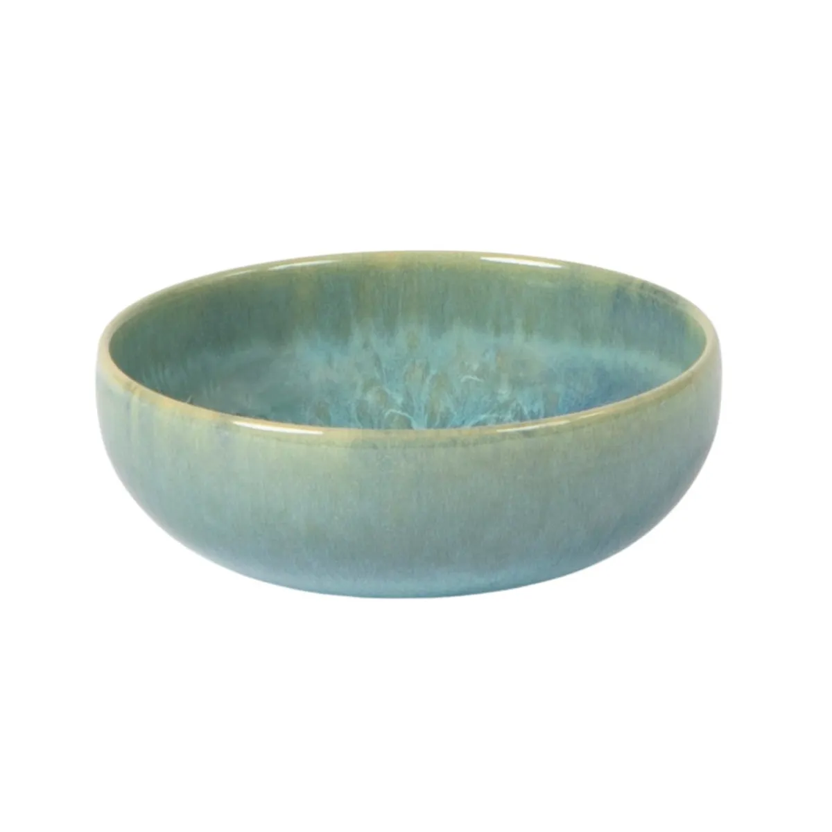 ACCOLADE Coupelle rond bleu grès émaillé Ø 12 cm Magic Hot