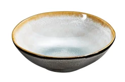 MEDARD DE NOBLAT Coupelle rond bleu grès émaillé Ø 12 cm Shadow Sale
