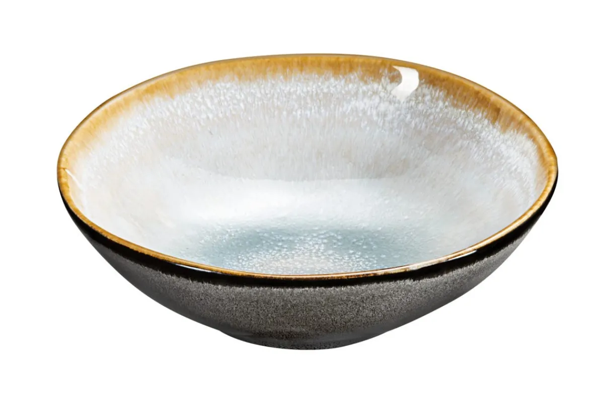 MEDARD DE NOBLAT Coupelle rond bleu grès émaillé Ø 12 cm Shadow Sale