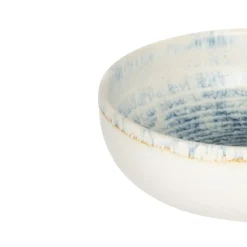 Coupelle rond bleu grès émaillé Ø 12 cm Ice - ACCOLADE New