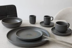 ACCOLADE Coupelle rond brun grès émaillé Ø 16 cm Tornado Sale