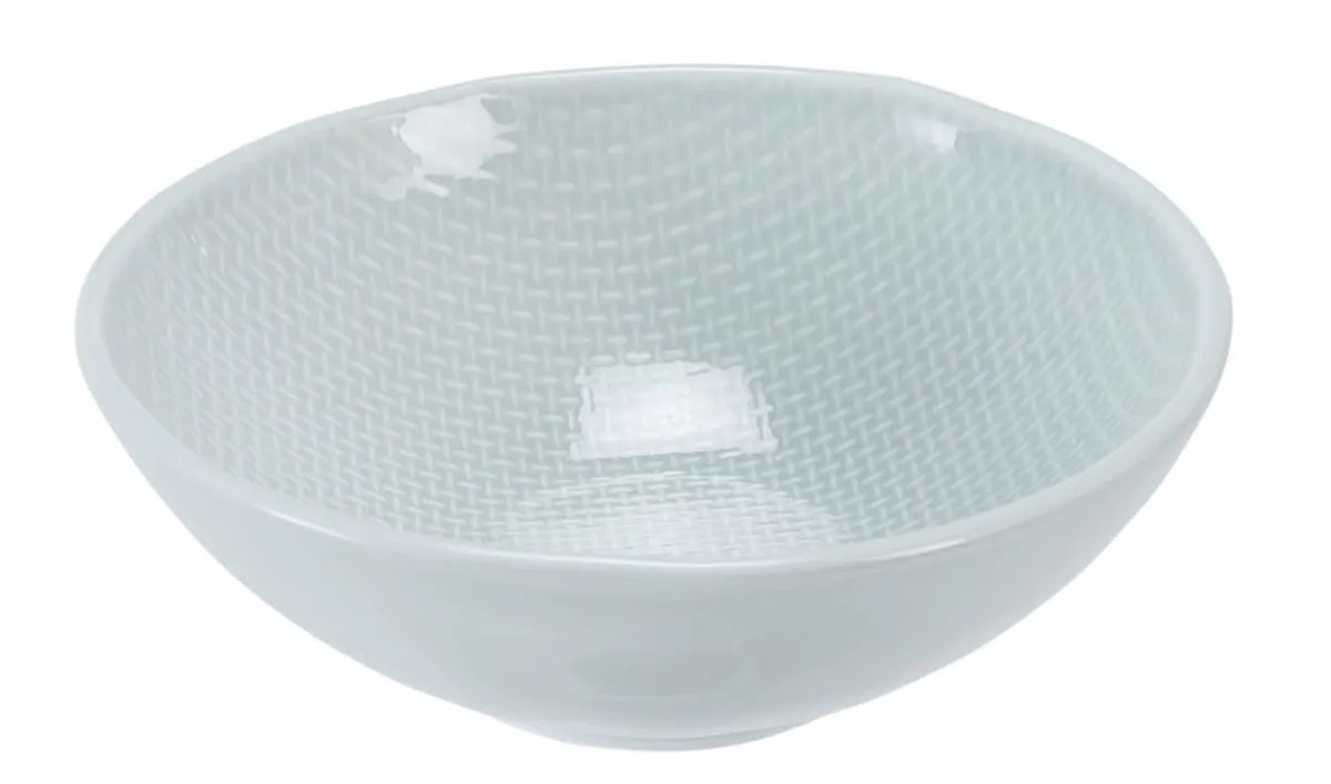 Coupelle rond céladon grès émaillé Ø 13,5 cm Linen - PRO.MUNDI Discount
