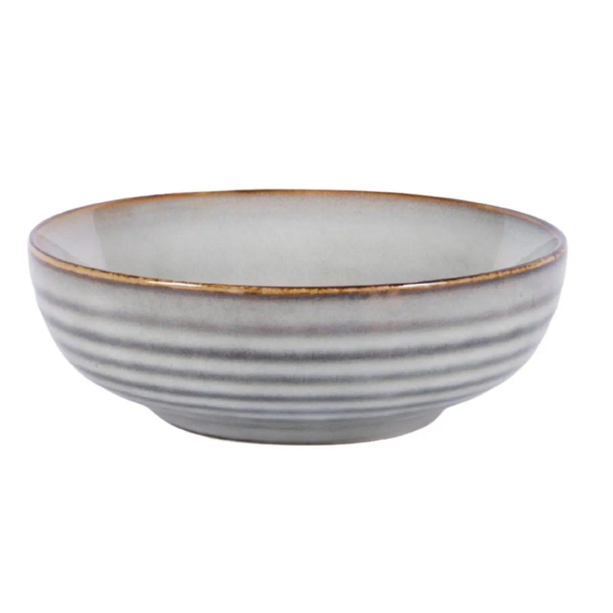 Coupelle rond gris grès émaillé Ø 14 cm Sky - PRO.MUNDI Clearance