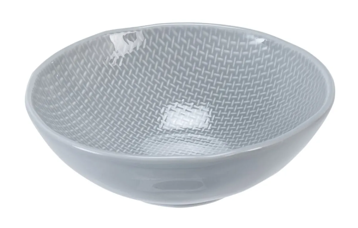 PRO.MUNDI Coupelle rond gris grès émaillé Ø 13,5 cm Linen Sale