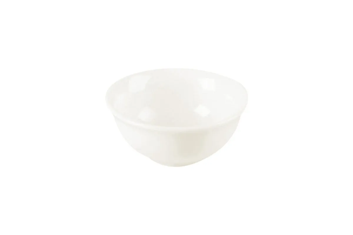 Coupelle rond ivoire porcelaine vitrifiée 11 cl Ø 9 cm Nano - RAK New