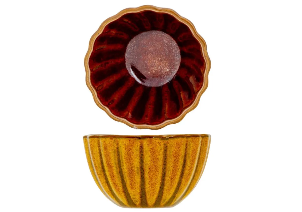 PROOF Coupelle rond jaune porcelaine Ø 7 cm Elements Mustard Discount