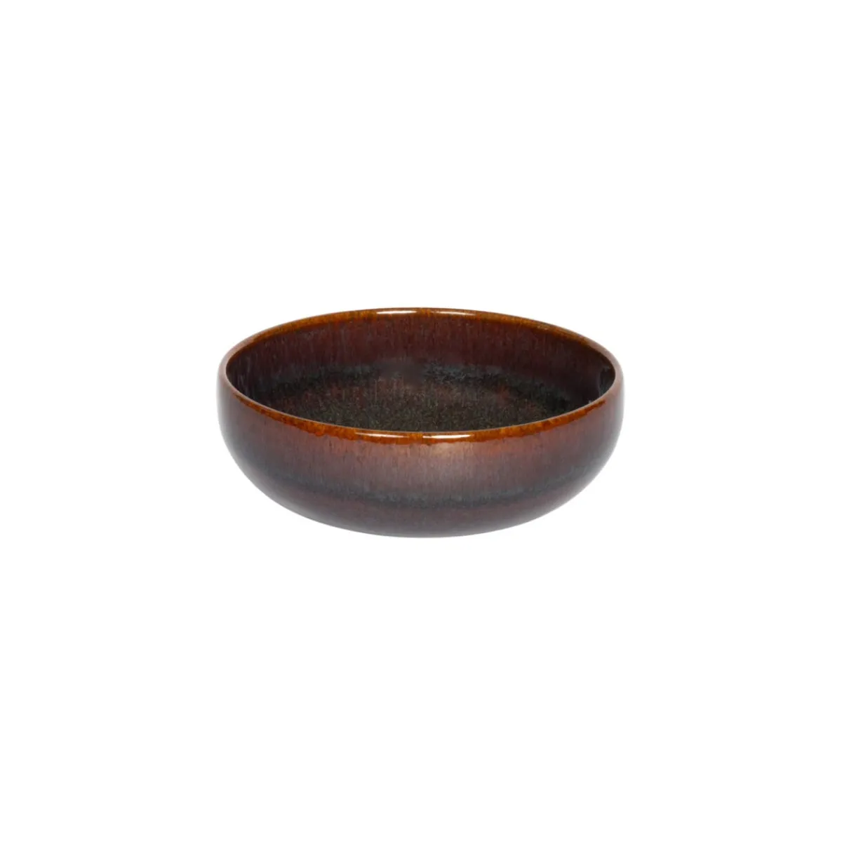 Coupelle rond Marron Bleu grès émaillé Ø 12 cm Amber - ACCOLADE Best