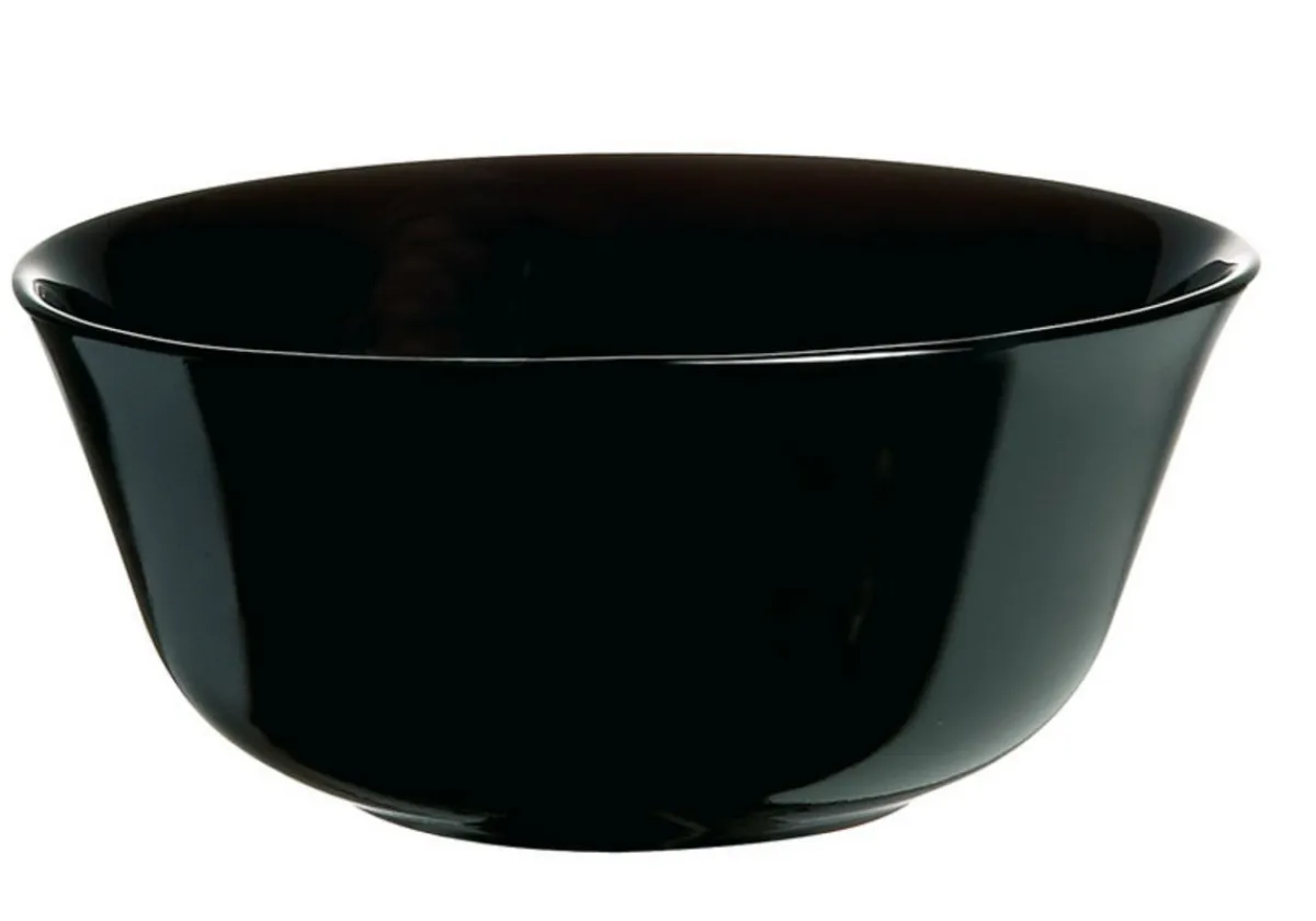 Coupelle rond noir verre trempé Ø 12 cm Carine - LUMINARC Sale