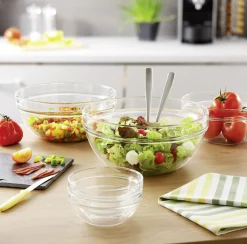 Coupelle rond transparent verre trempé Ø 12 cm Empilable - ARCOROC New