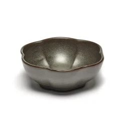 SERAX Coupelle rond vert grès émaillé Ø 11 cm Inku New