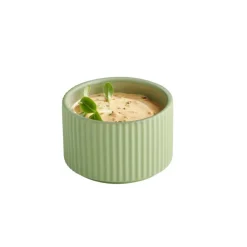 Coupelle rond vert porcelaine Ø 9 cm The Grid - APS Online