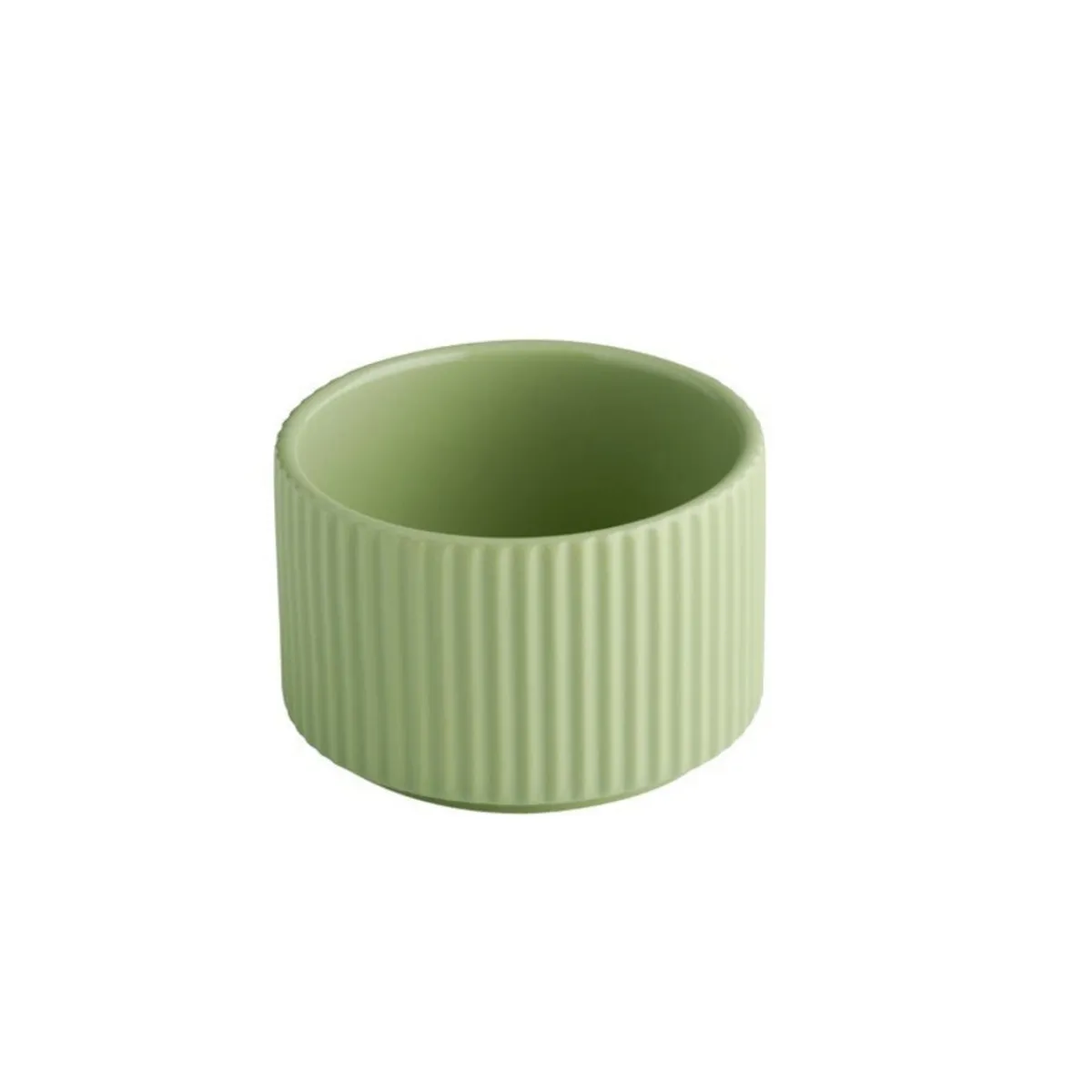 Coupelle rond vert porcelaine Ø 9 cm The Grid - APS Online