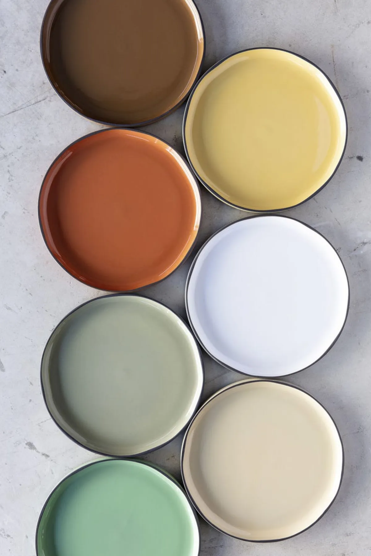 Coupelle rond vert porcelaine culinaire Ø 8 cm Caractère - REVOL