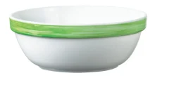 Coupelle rond vert verre opal Ø 12 cm Brush - ARCOROC