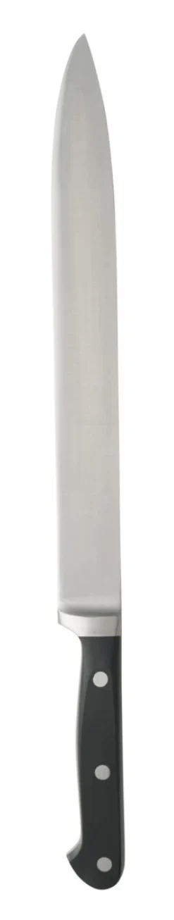 ESSENTIALS COLLECTION Couteau à découper 25 cm acier plastique unie Qualicoup