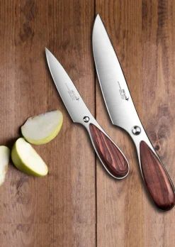 Couteau à découper 19 cm inox palissandre unie Generation Y - DEGLON Discount