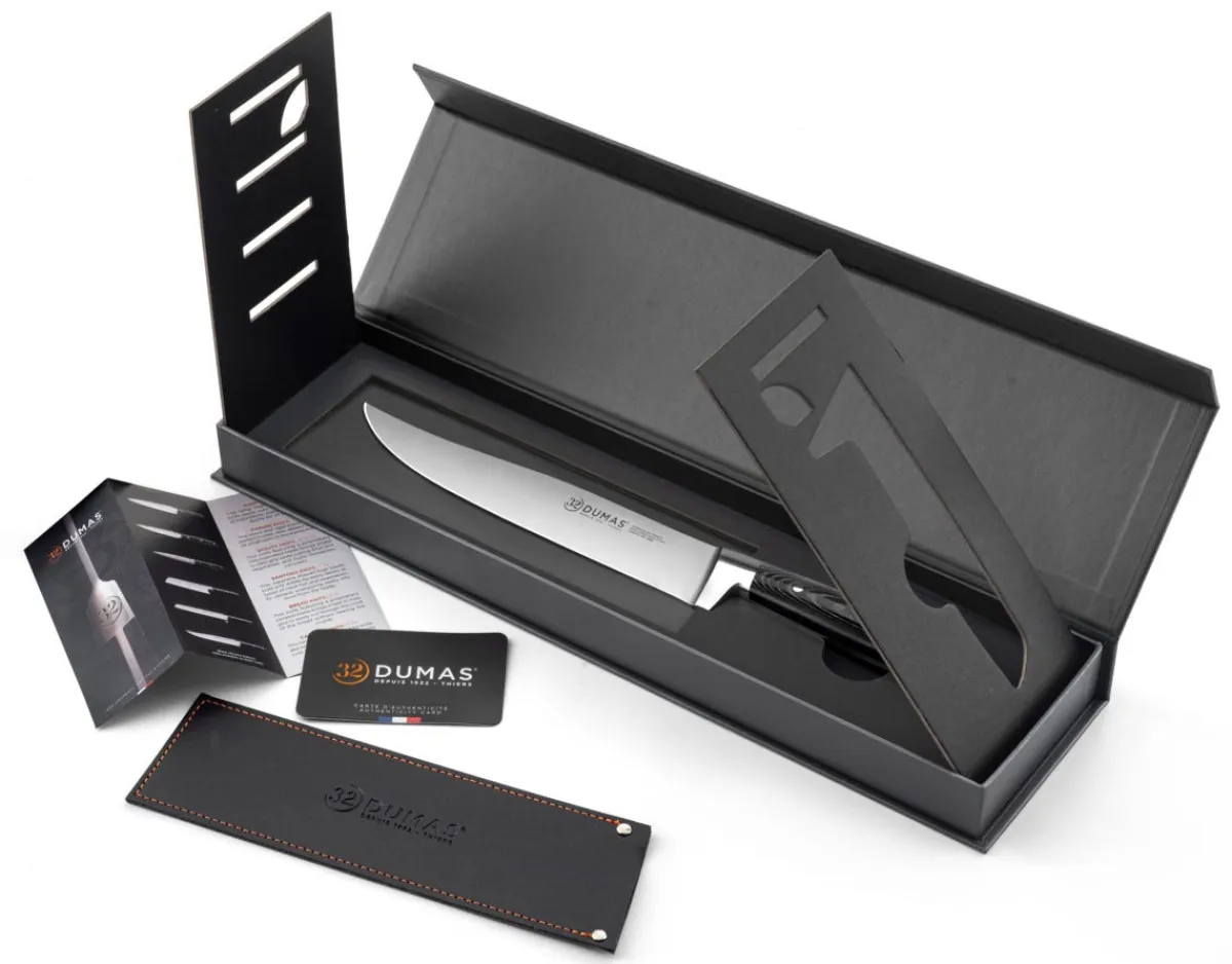 32 DUMAS Couteau à découper 20 cm inox plastique unie Signature Micarta Online