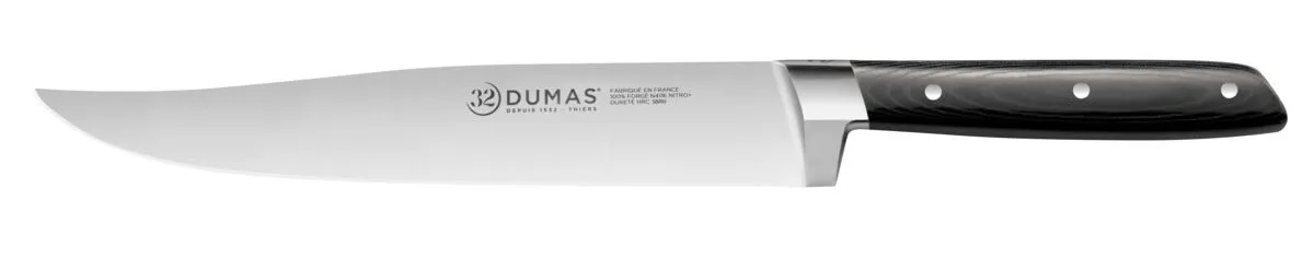 32 DUMAS Couteau à découper 20 cm inox plastique unie Signature Micarta Online