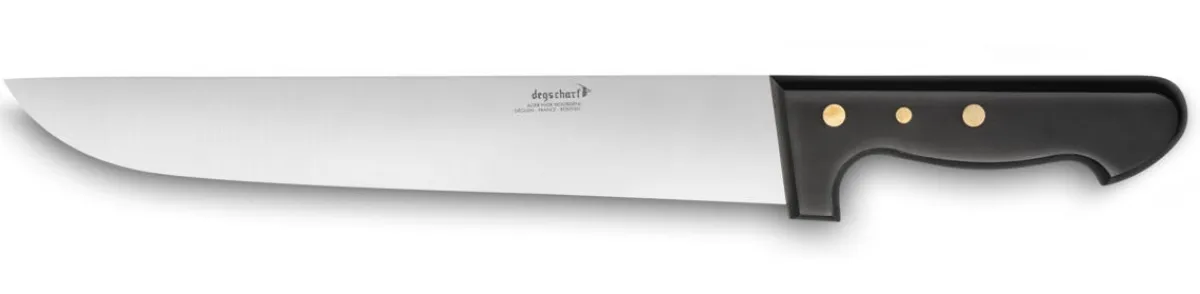 DEGLON Couteau de boucher 25 cm inox bois compressé unie Degscharf Best