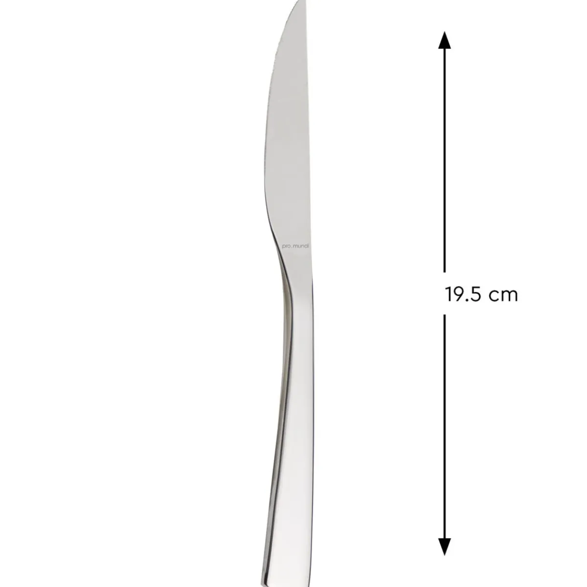 PRO.MUNDI Couteau à dessert monobloc cranté 19,5 cm Izia Clearance