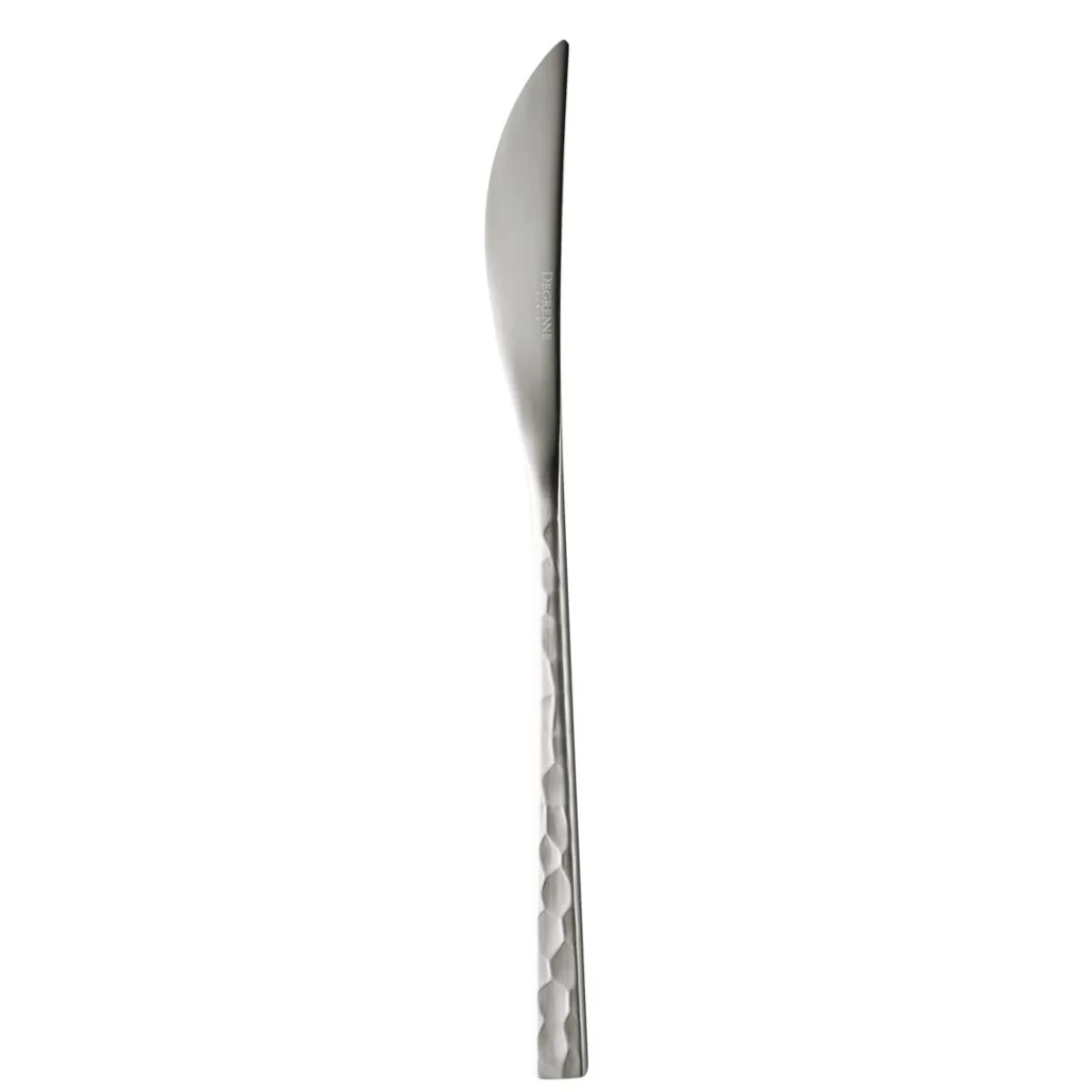 DEGRENNE Couteau de table monobloc 21,5 cm Fuse Martele Online