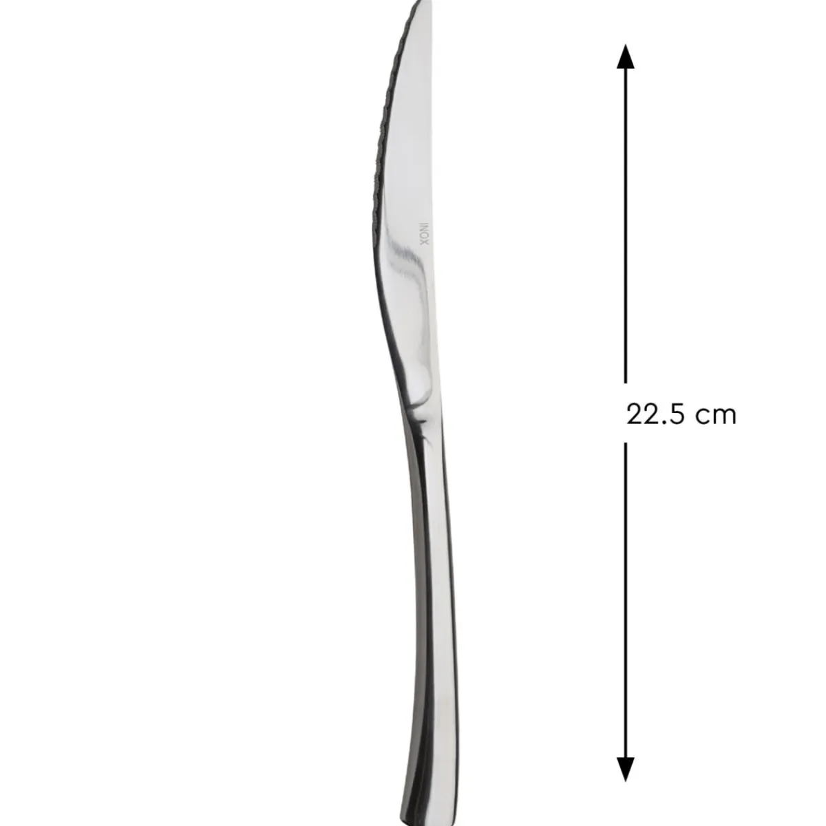Couteau de table monobloc cranté 22,5 cm Adagio - PRO.MUNDI Discount