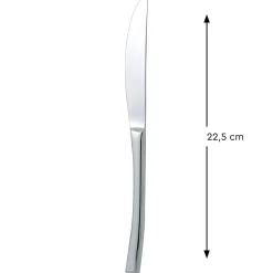 Couteau de table monobloc cranté 22,5 cm Style 180 - PRO.MUNDI Sale