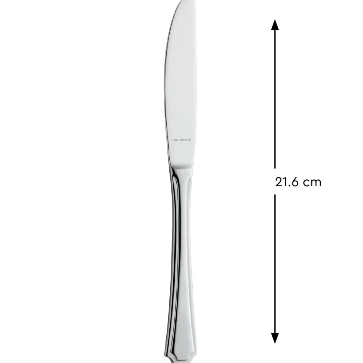 PRO.MUNDI Couteau de table monobloc cranté 21,6 cm Octave New