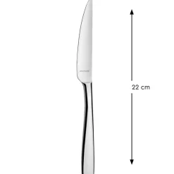 Couteau de table monobloc cranté 22 cm Odyssee - PRO.MUNDI Online