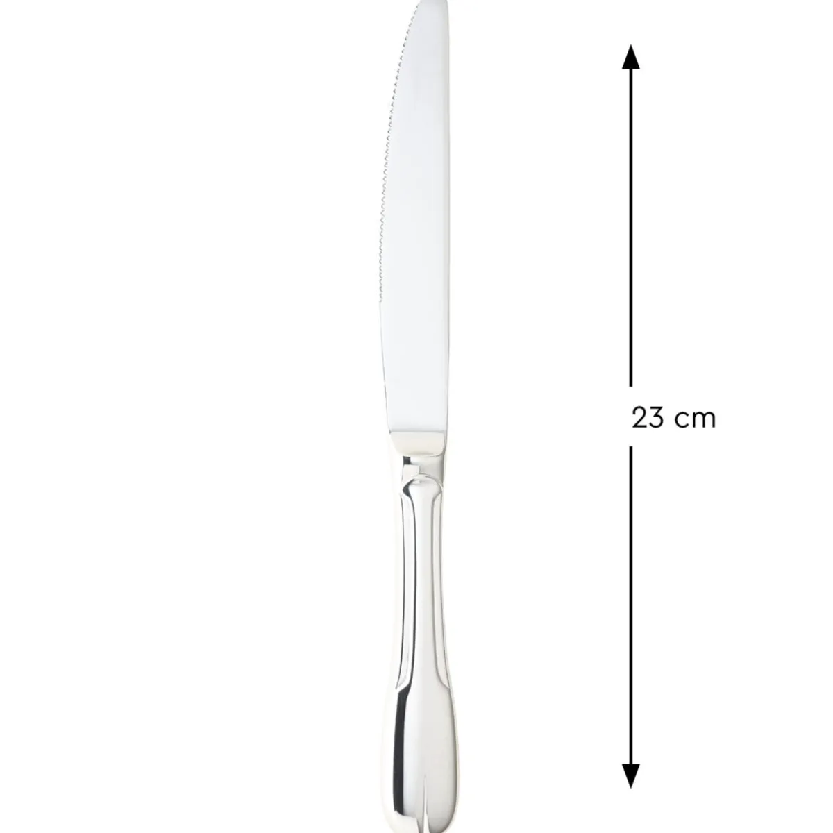PRO.MUNDI Couteau de table monobloc cranté 23 cm Vieux Paris Pm Outlet