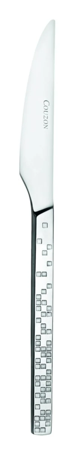 COUZON Couteau de table monobloc cranté 23 cm Pixelle 3d Outlet