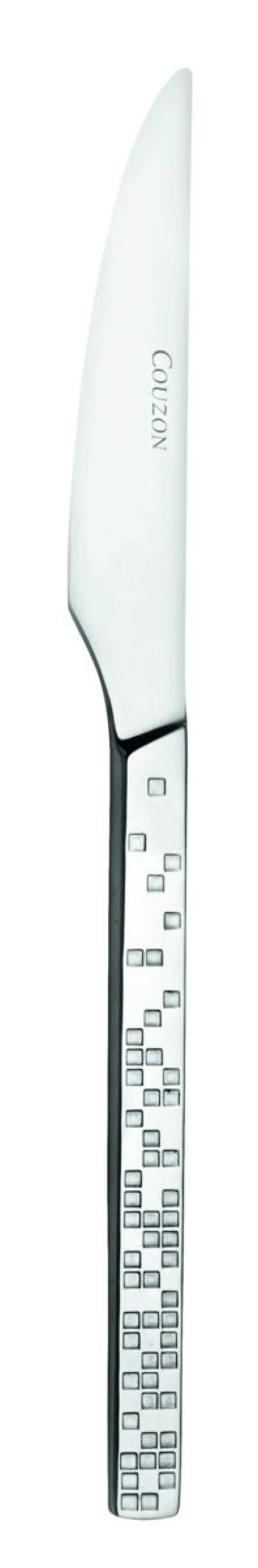 COUZON Couteau de table monobloc cranté 23 cm Pixelle 3d Outlet
