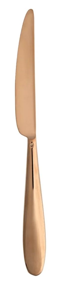 ETERNUM Couteau de table monobloc cranté cuivre 23,5 cm Anzo Pvd Cuivre Discount