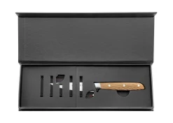 Couteau d'office 10 cm inox bois unie Signature Chene Vert - 32 DUMAS Outlet