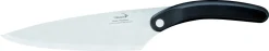 Couteau éminceur 19 cm inox bois microdentée Premium - DEGLON Hot