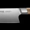Couteau nakiri 17 cm inox bois unie Signature Chene Vert - 32 DUMAS