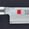 KASUMI Couteau santoku 18 cm acier bois compressé unie Damas Sale