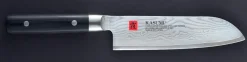 KASUMI Couteau santoku 18 cm acier bois compressé unie Damas Sale