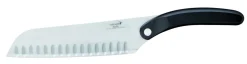 Couteau santoku 25 cm inox ABS crantée Premium - DEGLON New