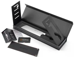 Couteau santoku 18 cm inox plastique unie Signature Micarta - 32 DUMAS Discount