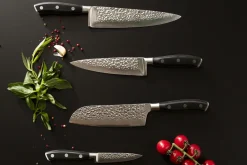Couteau santoku 18 cm inox POM unie Okito - PRO.COOKER