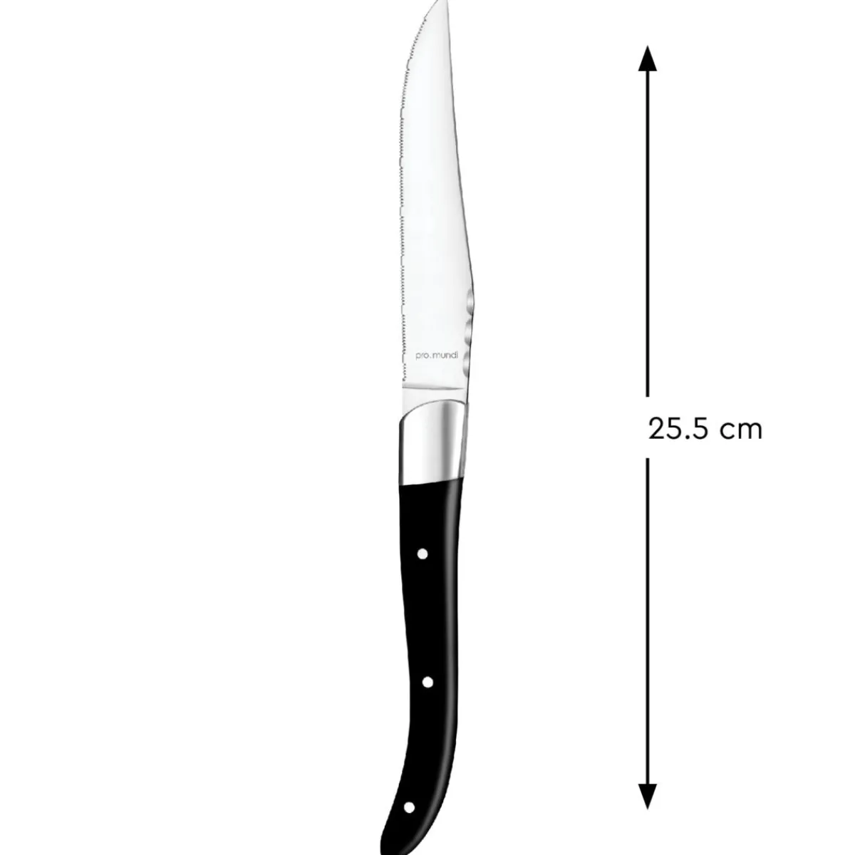 Couteau à steak noir 25,5 cm Lupo Black - PRO.MUNDI Clearance