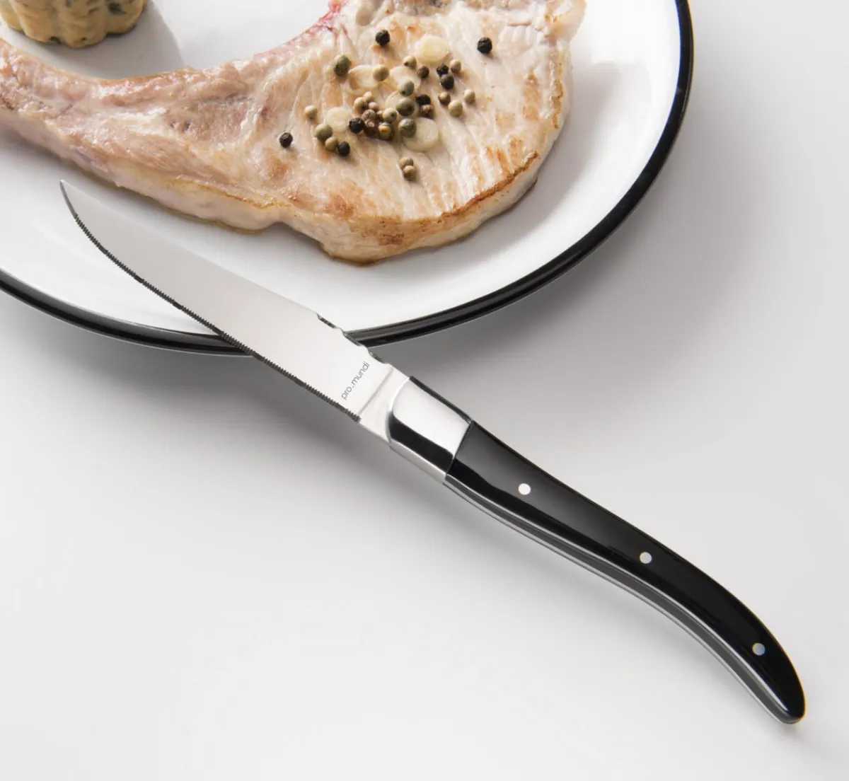 Couteau à steak noir 25,5 cm Lupo Black - PRO.MUNDI Clearance