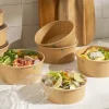 Couvercle boîte rond transparent Ø 15 cm (50 pièces) - EARTH ESSENTIALS Online