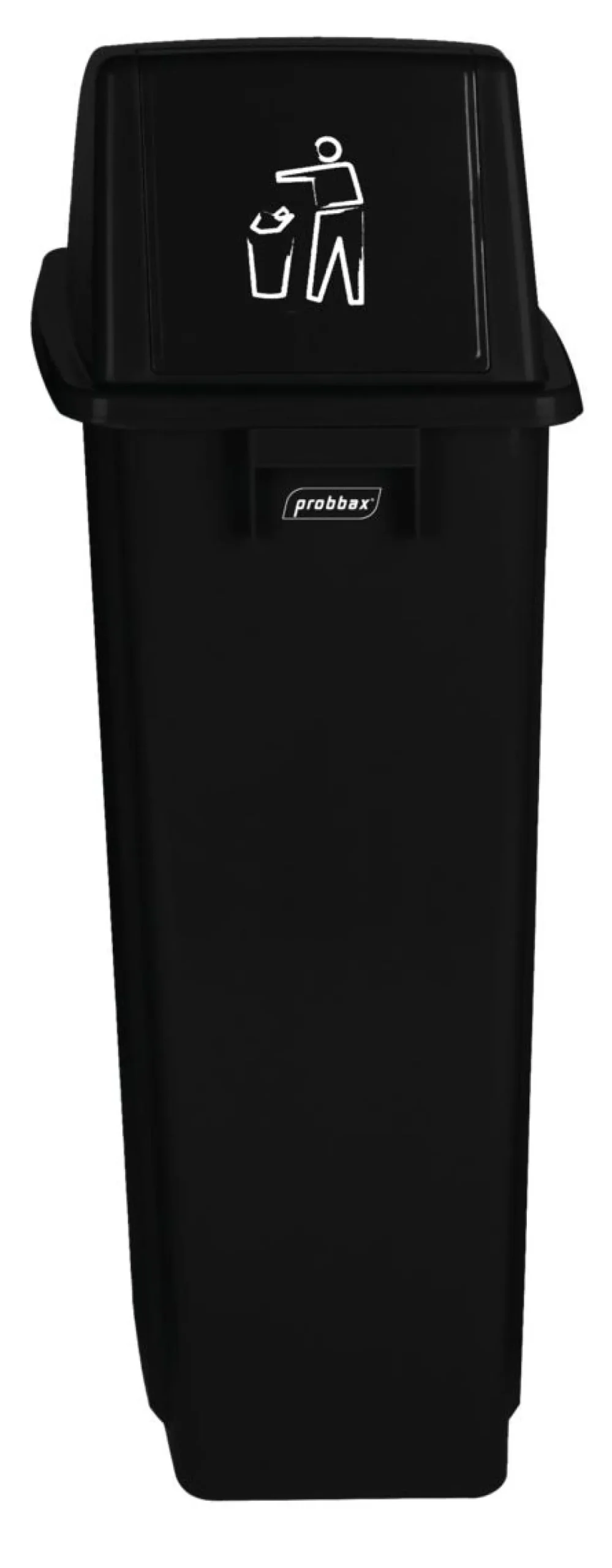 PROBBAX Couvercle "déchets divers" pour collecteur 60/80 L plastique noir New